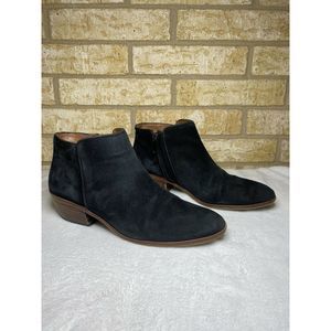 Sam Edelman Petty Suede Ankle Zip Boot Booties 8.5
